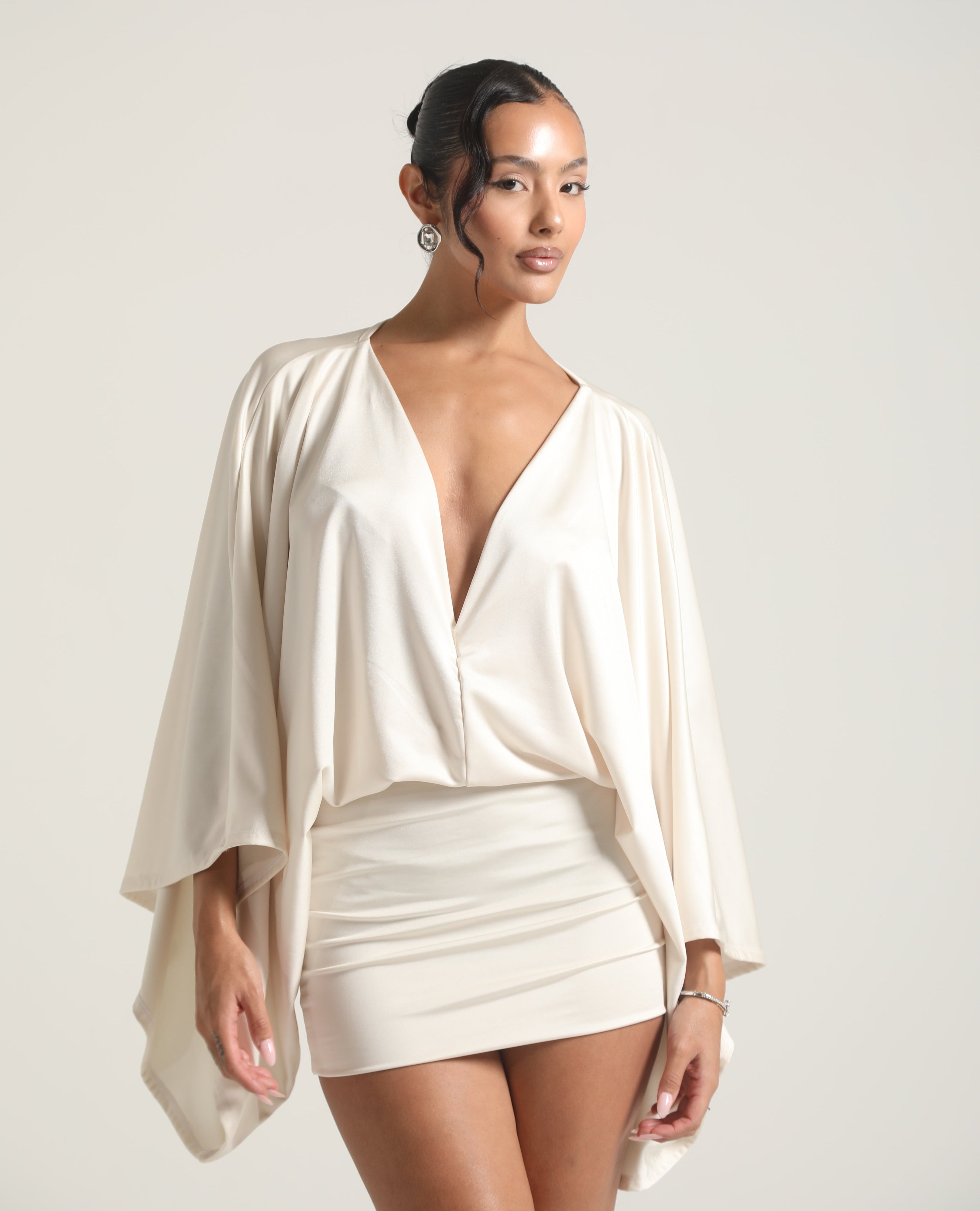 Isla Mini Dress - Champagne L Isla Mini Dress - Champagne L