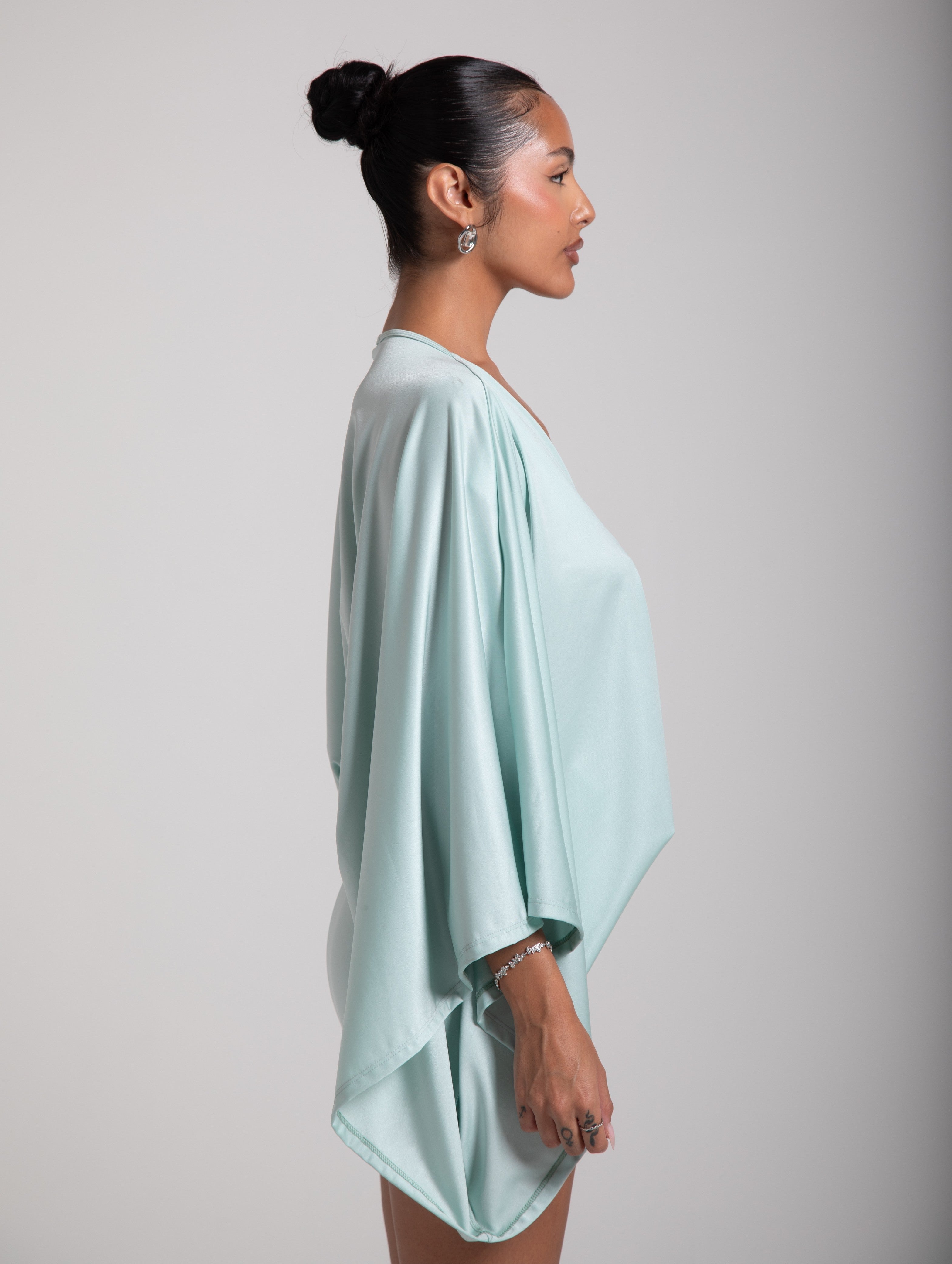 ISLA MINI DRESS - LIGHT MINT GREEN ISLA MINI DRESS - LIGHT MINT GREEN
