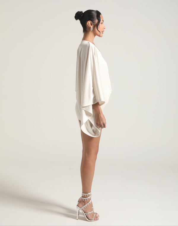 ISLA MINI DRESS - CHAMPAGNE