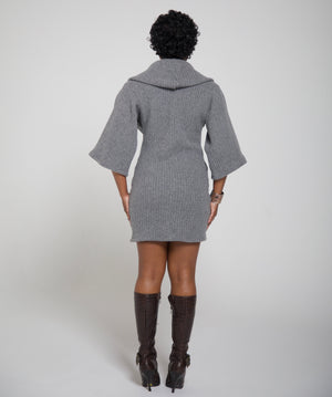 MIRA DRESS - GREY