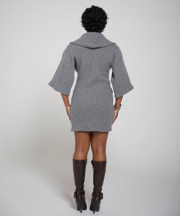 MIRA DRESS - GREY