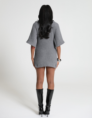 MIRA DRESS - GREY