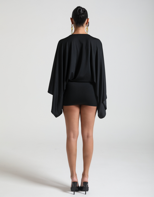 ISLA MINI DRESS - BLACK ISLA MINI DRESS - BLACK