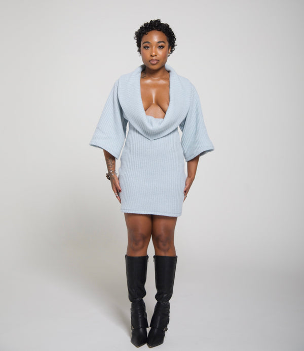 MIRA DRESS - BABY BLUE