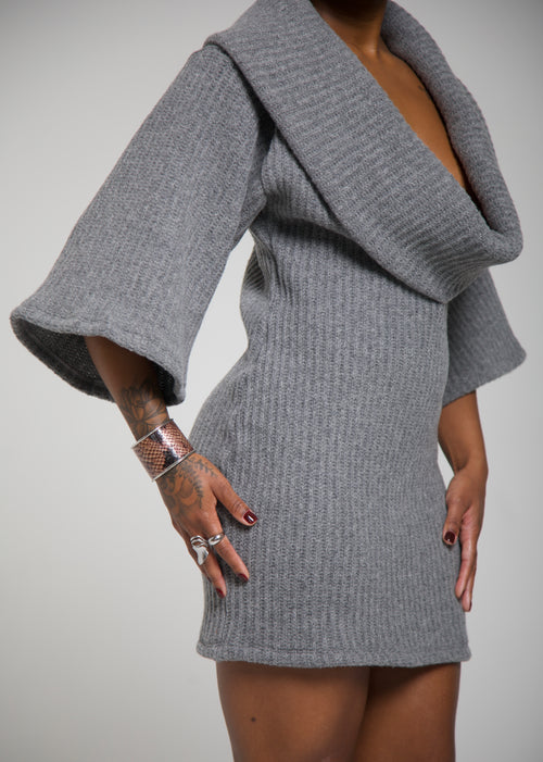 MIRA DRESS - GREY